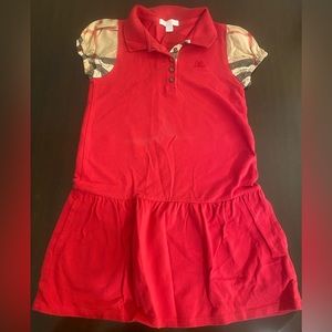 Burberry 8Y pink polo dress